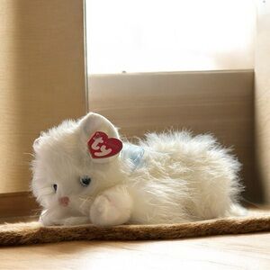 Ty Classic “Sugar” White Persian Cat Plush